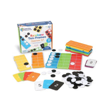 Learning Resources Rainbow Ten Frames Classroom Set - ABC School Supplies