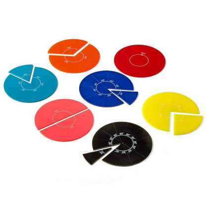 **Learning Resources Rainbowâ¢ Angle Circles, Plastic, 36 Pieces - ABC School Supplies
