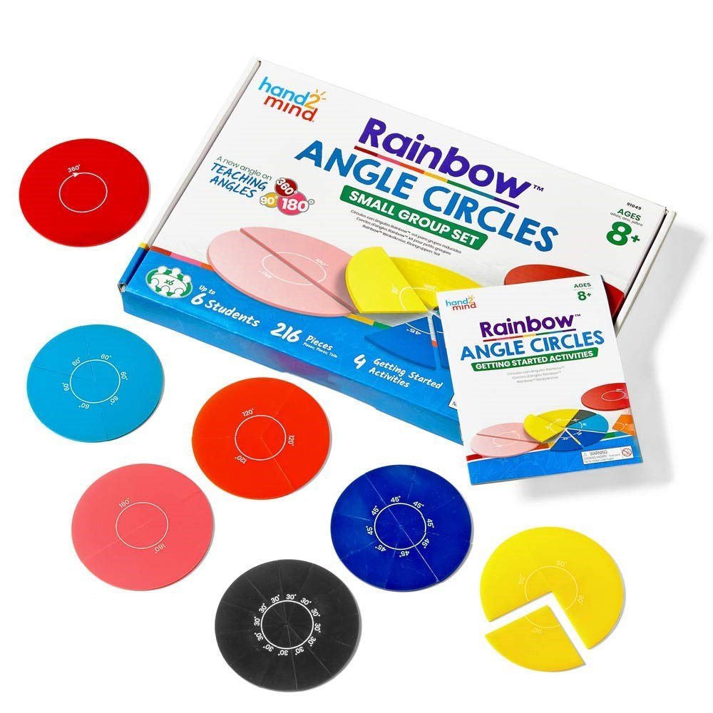 **Learning Resources Rainbowâ¢ Angle Circles, Plastic, 36 Pieces - ABC School Supplies