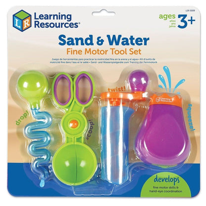 Learning Resources Sand & Water Fine Motor Tool Set - ABC School Supplies