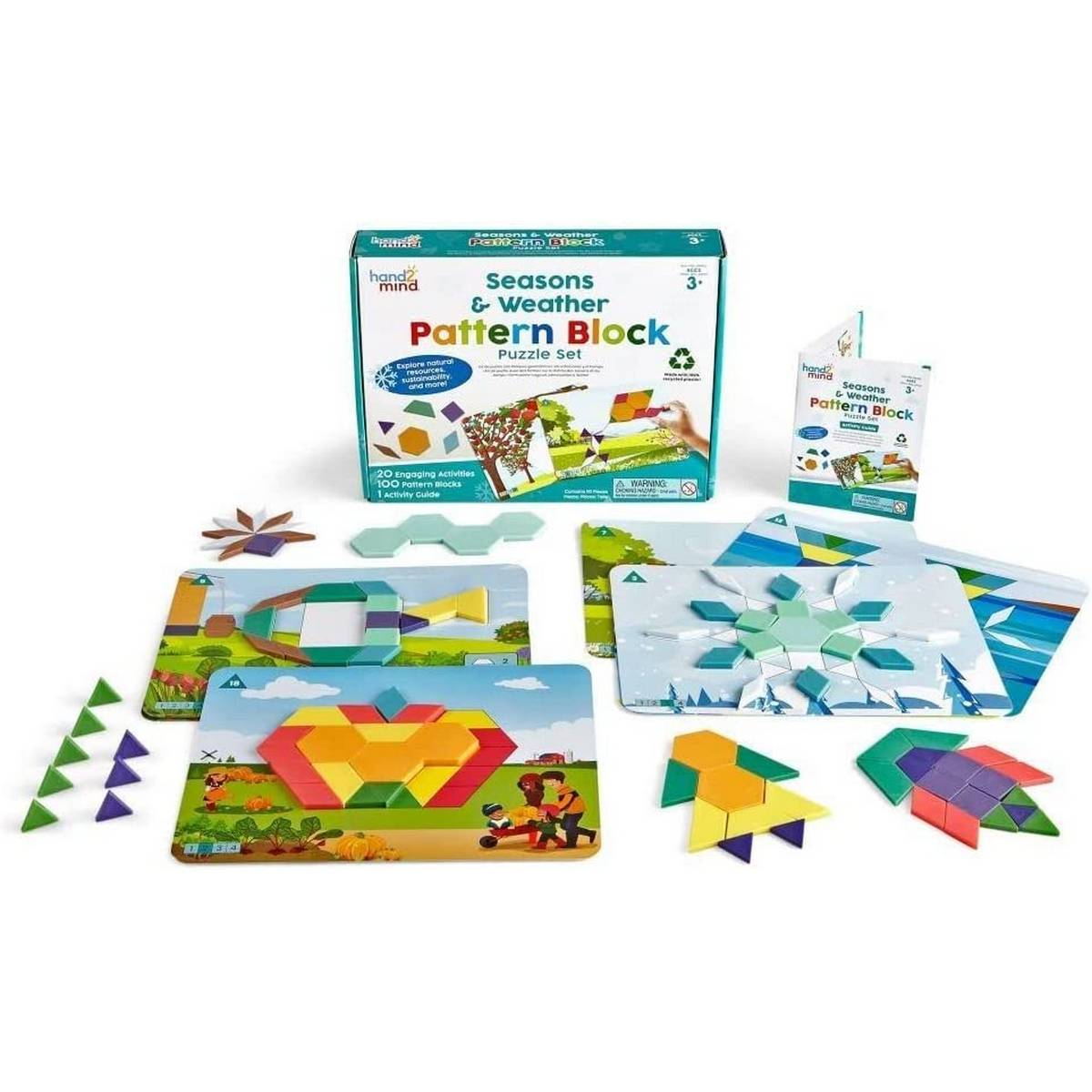 **Learning Resources Seasons & Weather Pattern Block Puzzle Set - ABC School Supplies