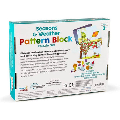 **Learning Resources Seasons & Weather Pattern Block Puzzle Set - ABC School Supplies