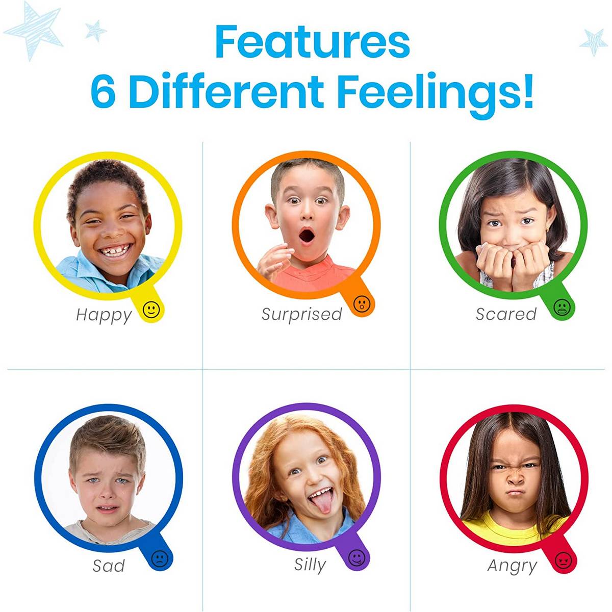 Learning Resources See My Feelings Mirror, Set Of 4 - ABC School Supplies