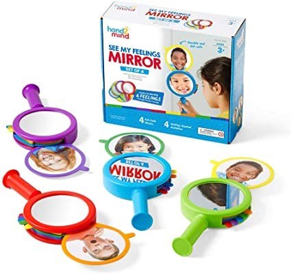 Learning Resources See My Feelings Mirror, Set Of 4 - ABC School Supplies