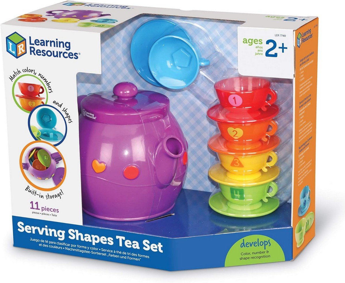 Learning Resources Serving Shapes Tea Set         - ABC School Supplies