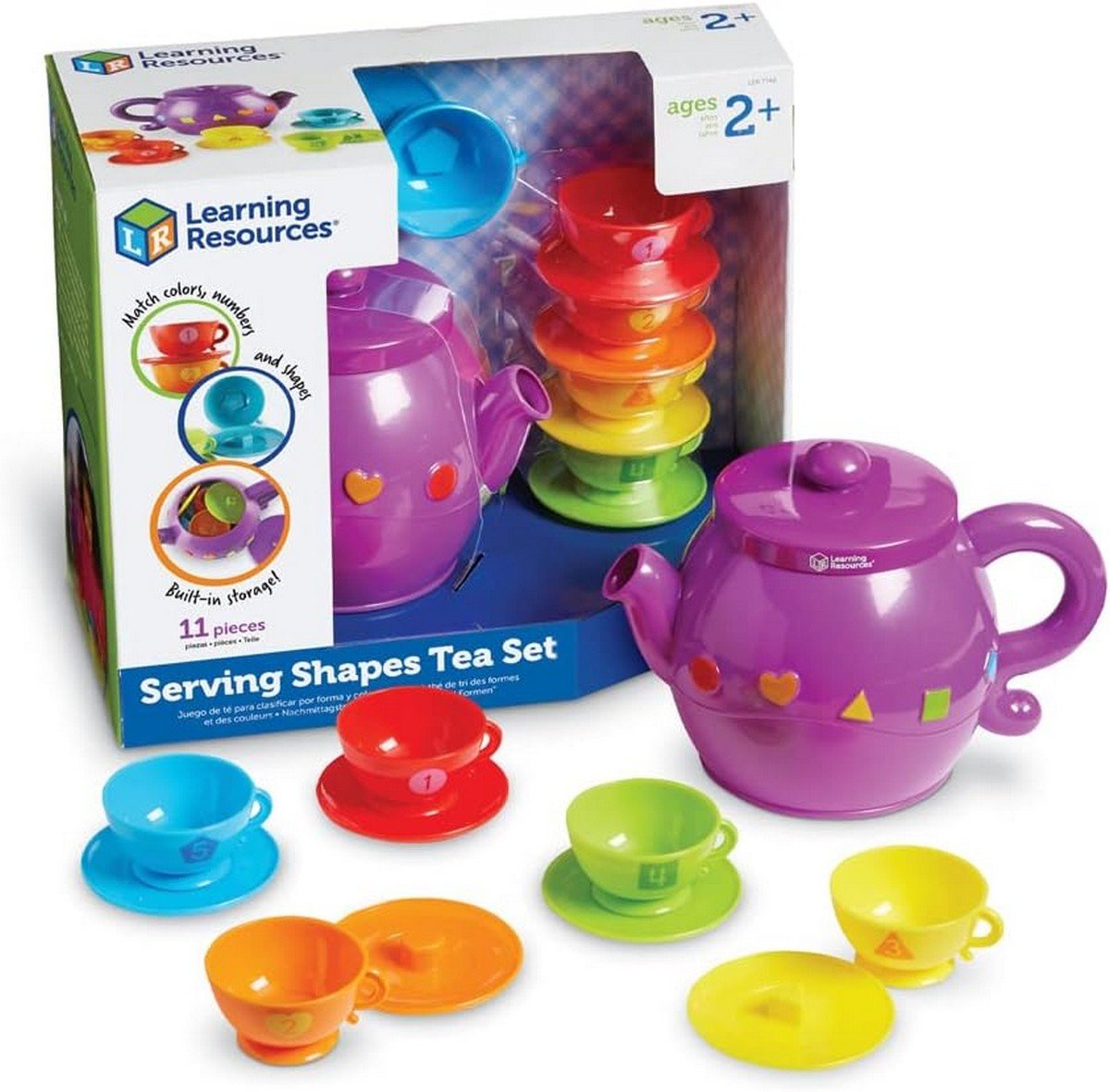 Learning Resources Serving Shapes Tea Set         - ABC School Supplies