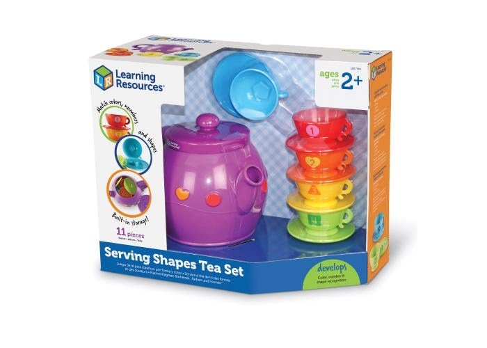 Learning Resources Serving Shapes Tea Set         - ABC School Supplies