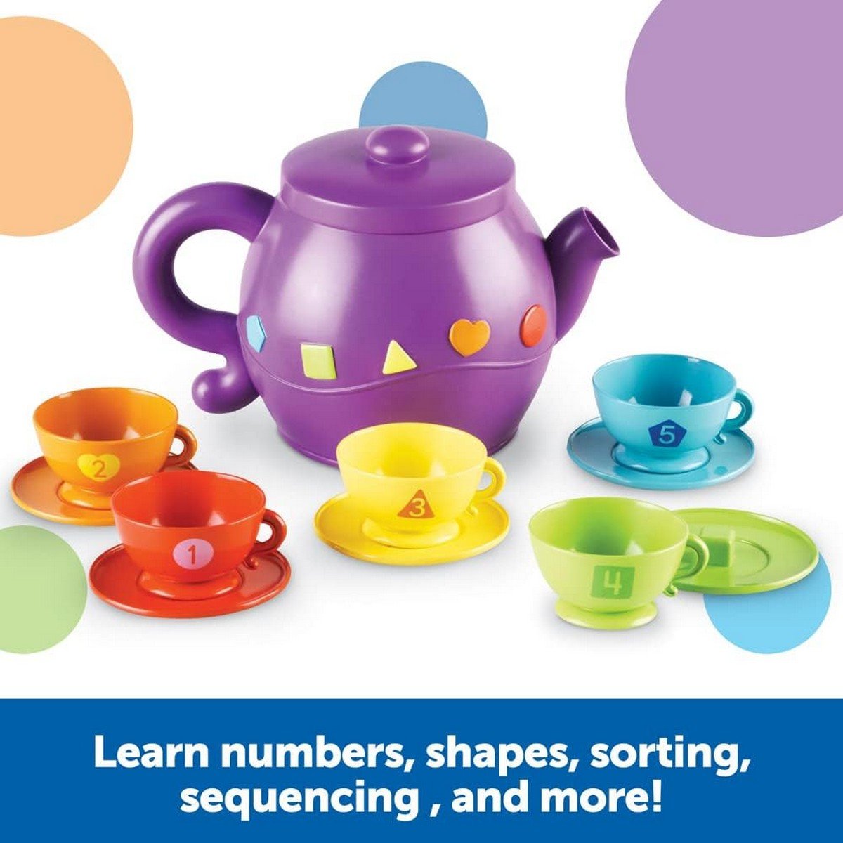 Learning Resources Serving Shapes Tea Set         - ABC School Supplies
