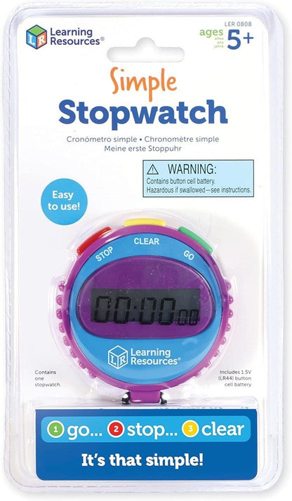 Learning Resources Simple Stopwatch - ABC School Supplies