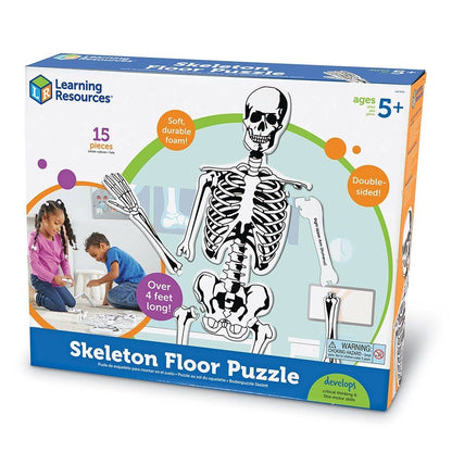 Learning Resources Skeleton Foam Floor Puzzle - ABC School Supplies