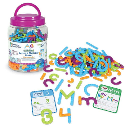 Learning Resources Skill Builders! Letter & Number Maker Classroom Set - ABC School Supplies