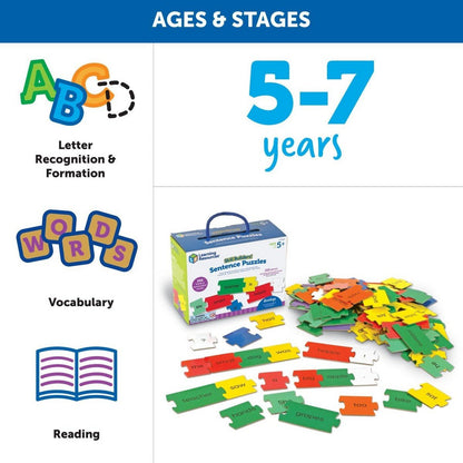 Learning Resources Skill Builders! Sentence Puzzles - ABC School Supplies
