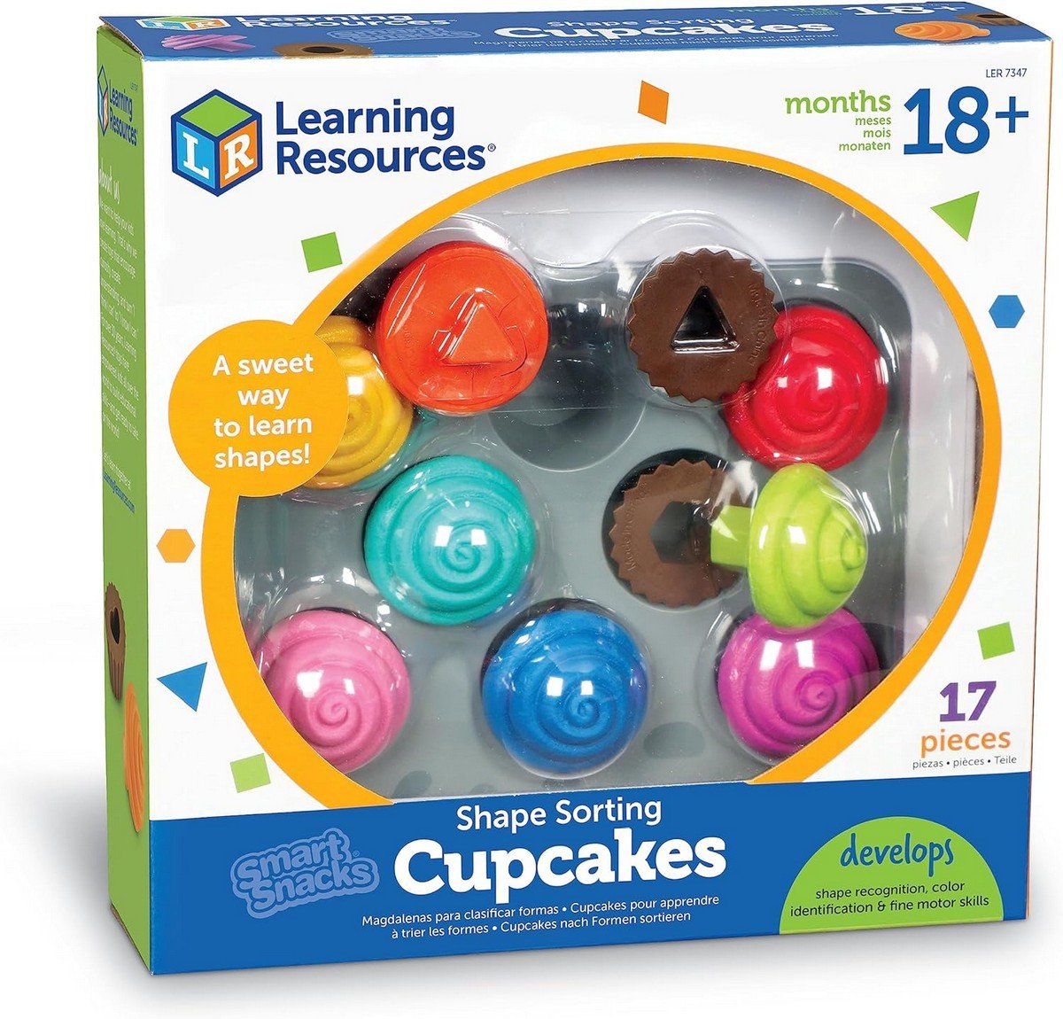 Learning Resources Smart Snacks® Shape Sorting Cupcakes - ABC School Supplies