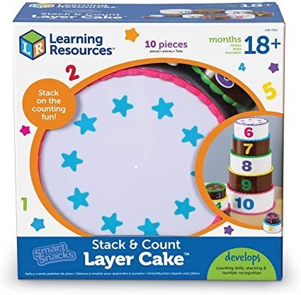 **Learning Resources Smart SnacksÂ® Stack & Count Layer Cake - ABC School Supplies