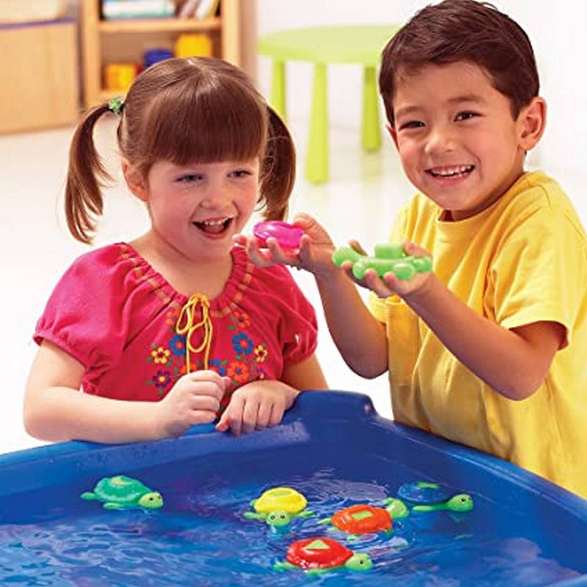 Learning Resources Smart Splash® Shape Shell Turtles (Set Of 16) - ABC School Supplies