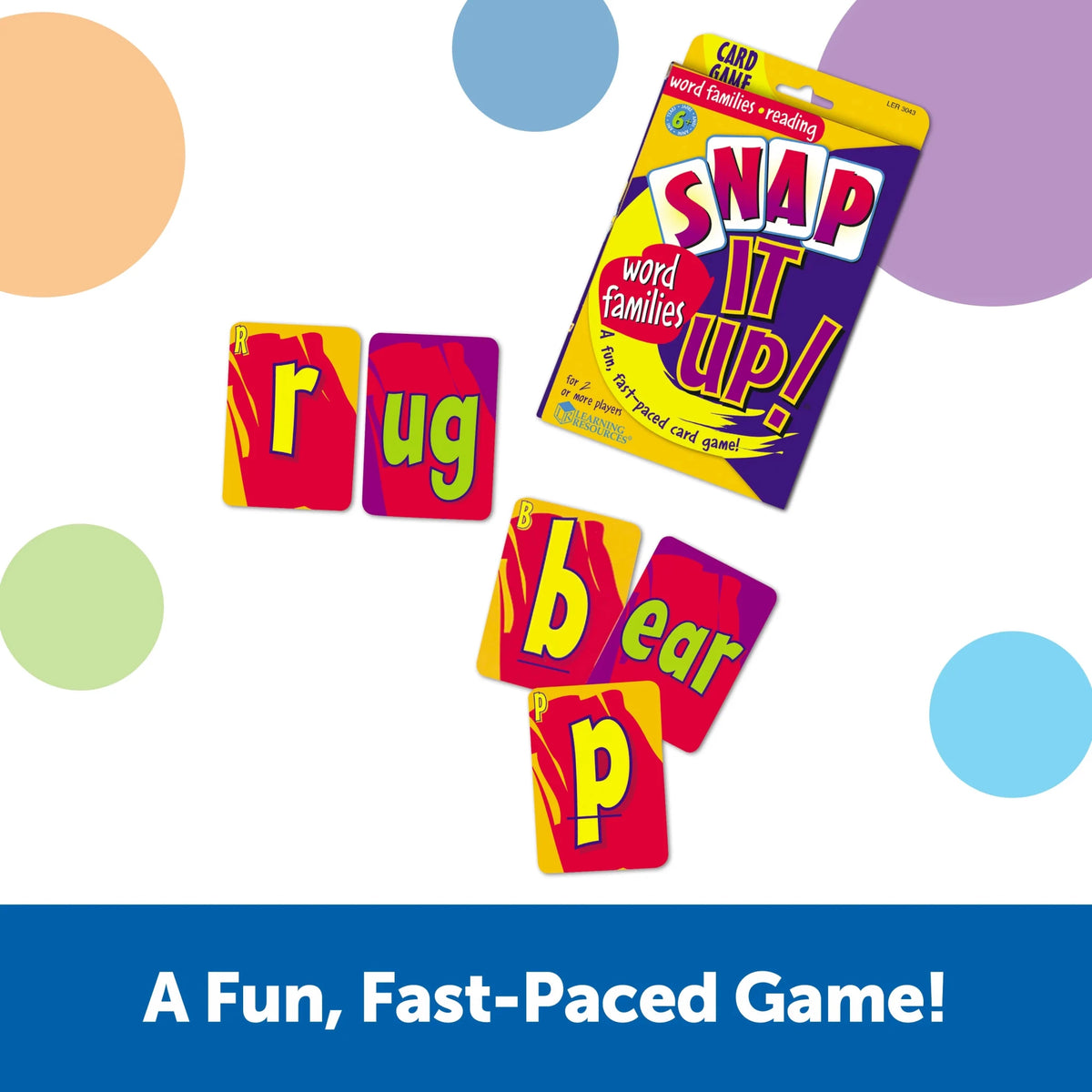 Learning Resources Snap It Up Phonics Word Families - ABC School Supplies