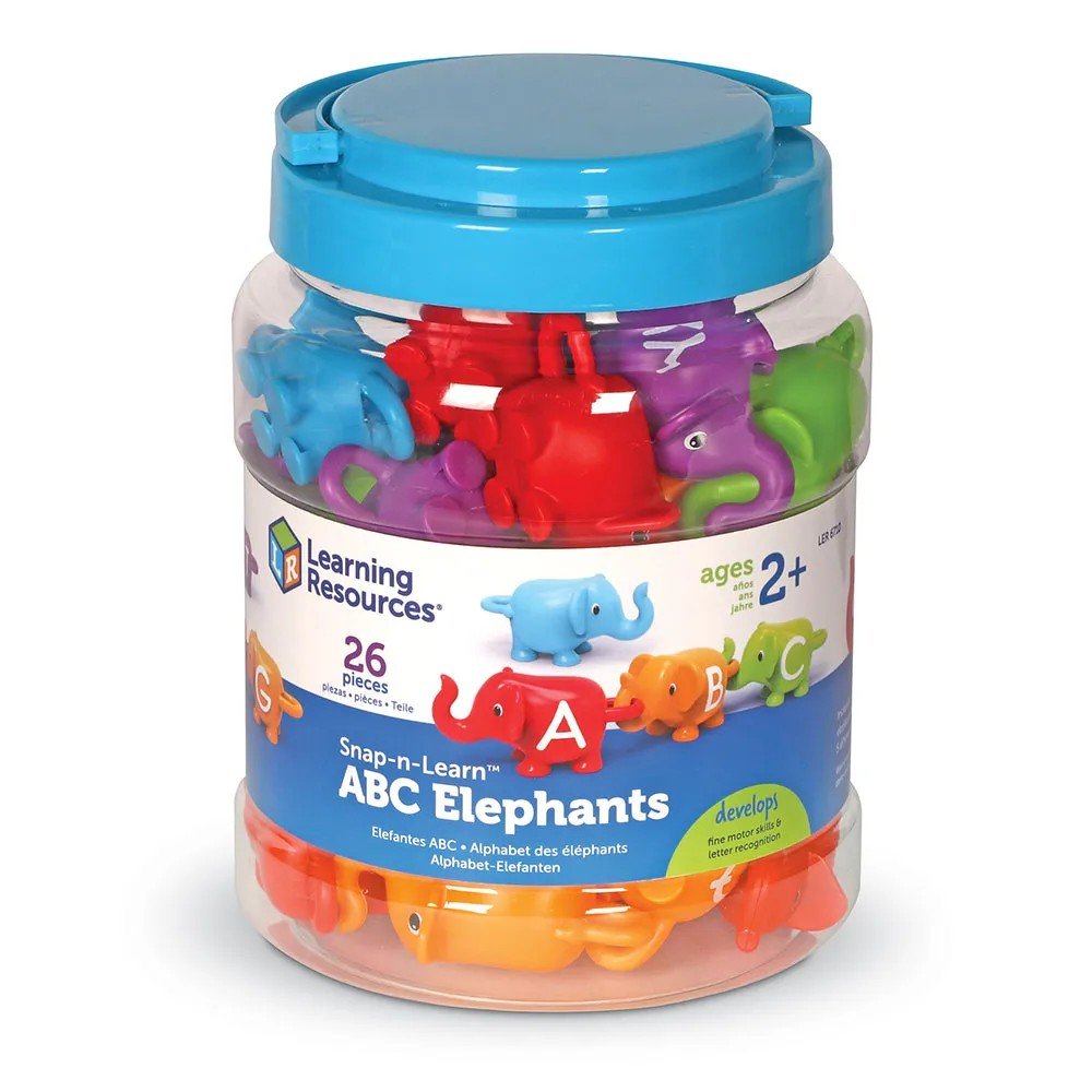 Learning Resources Snap - N - Learn Abc Elephants - ABC School Supplies