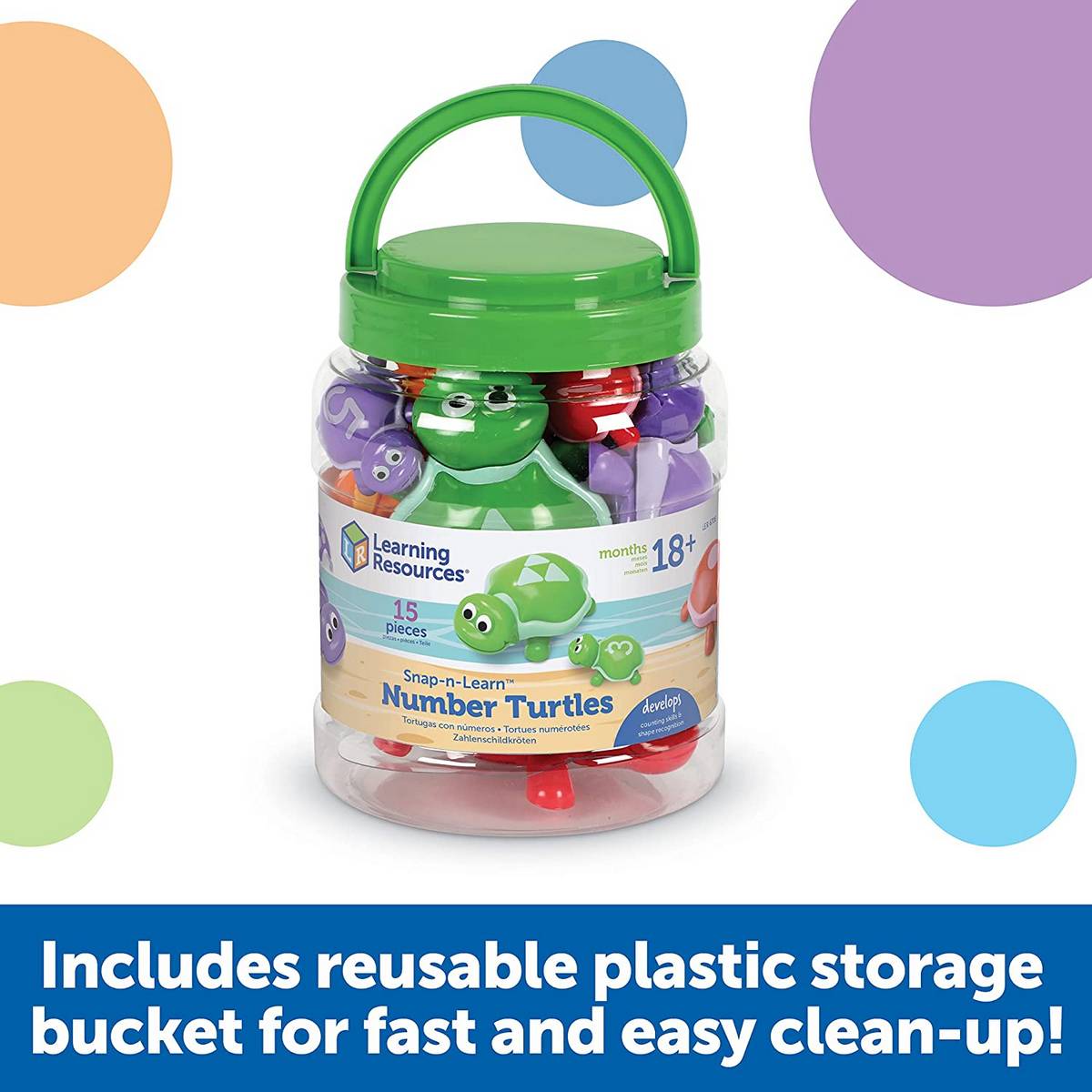 Learning Resources Snapnlearn™ Number Turtles - ABC School Supplies