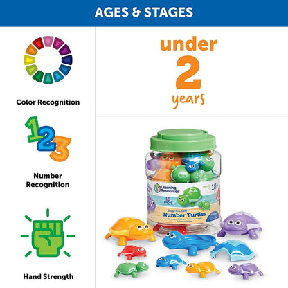 Learning Resources Snapnlearn™ Number Turtles - ABC School Supplies