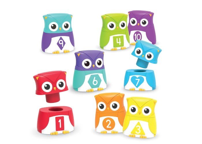 Learning Resources Snapnlearn™ Rainbow Owls - ABC School Supplies