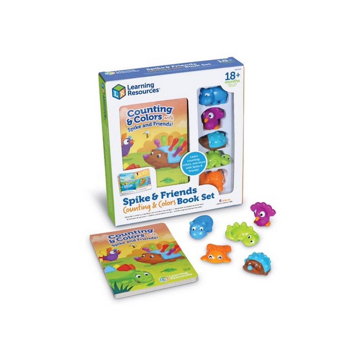 Learning Resources Spike And Friends Colors & Counting Book Set - ABC School Supplies