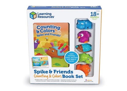 Learning Resources Spike And Friends Colors & Counting Book Set - ABC School Supplies