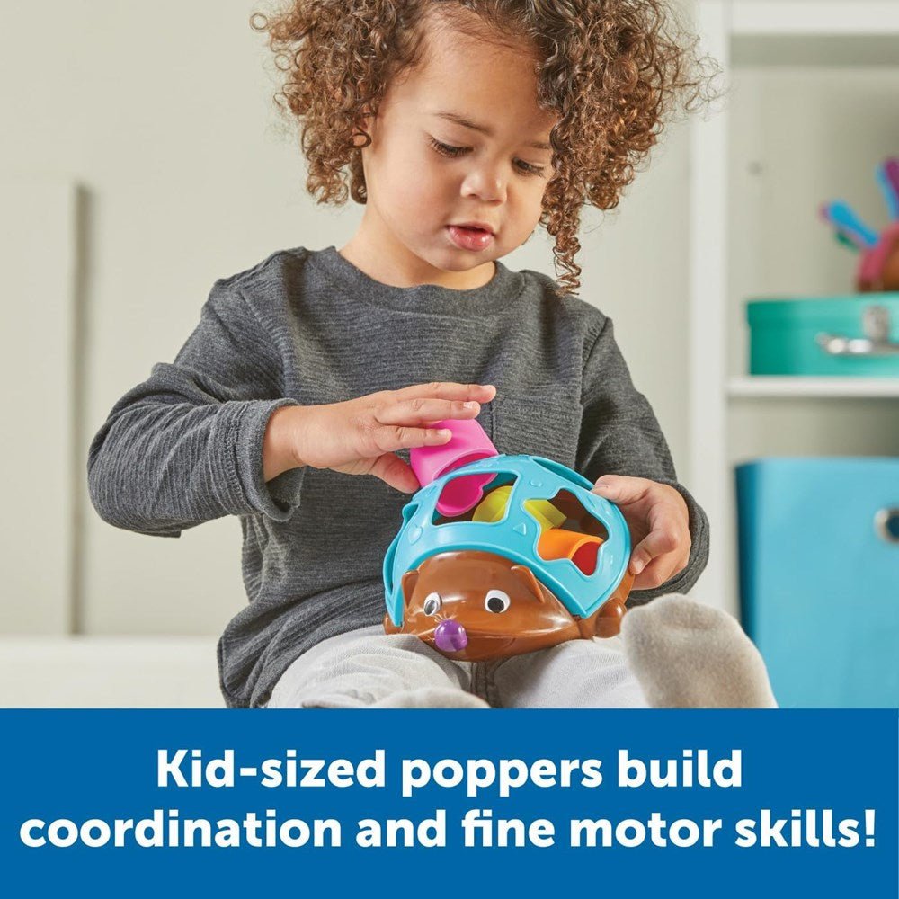 Learning Resources Spike The Fine Motor Hedgehog® Poppin Shapes Sorter - ABC School Supplies