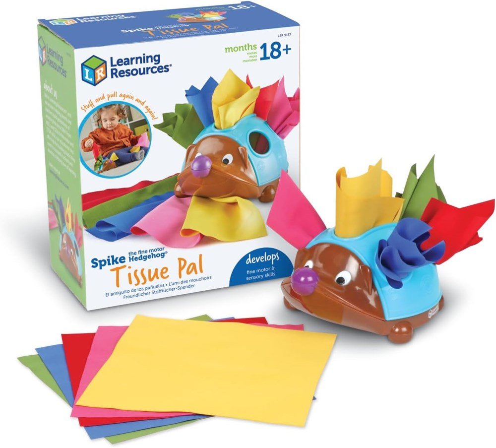 Learning Resources Spike The Fine Motor Hedgehog® Tissue Pal™ - ABC School Supplies