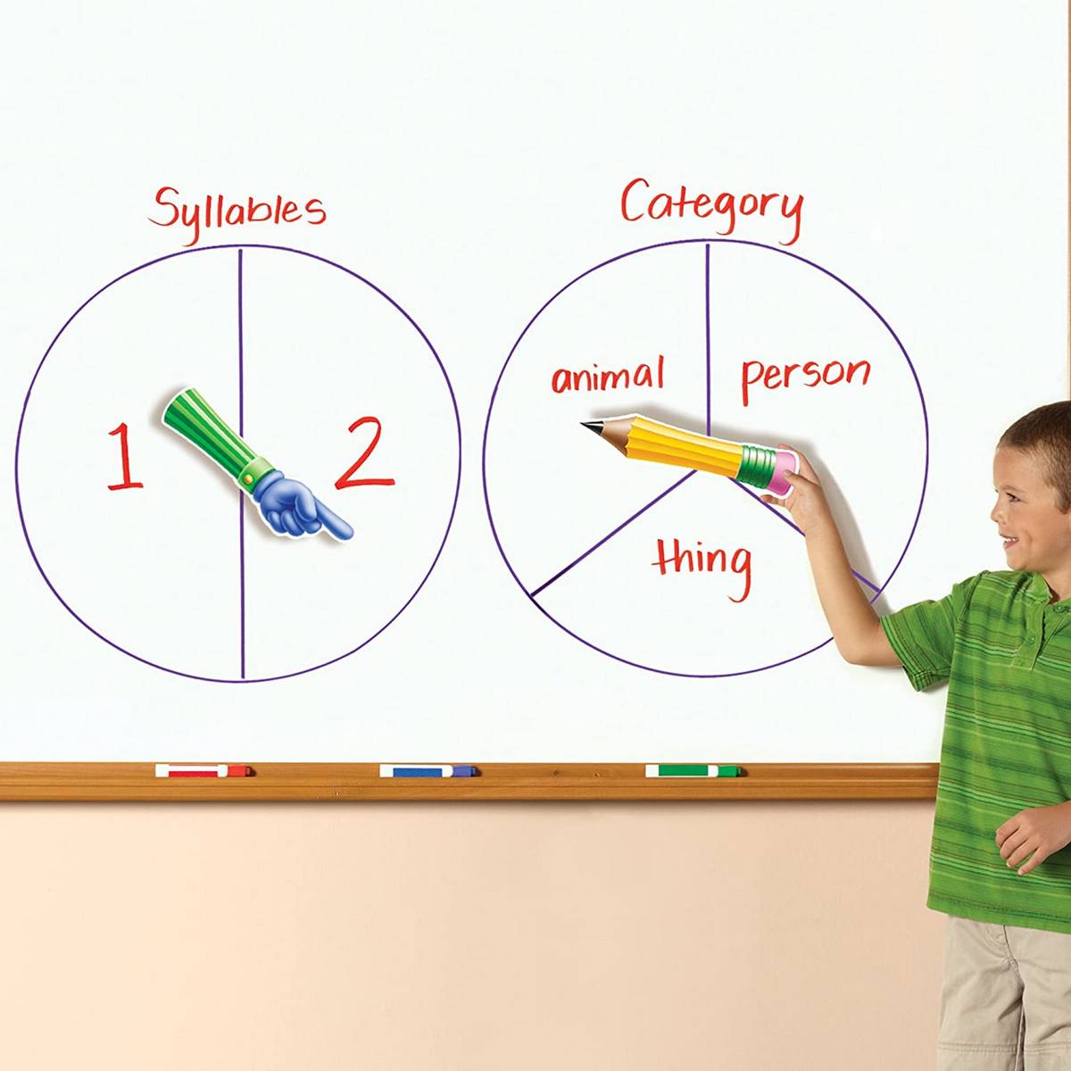 Learning Resources Spinzone® Magnetic Whiteboard Spinners - ABC School Supplies
