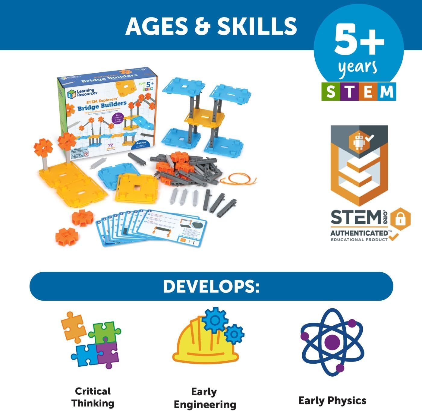 Learning Resources Stem Explorers™ Bridge Builders - ABC School Supplies
