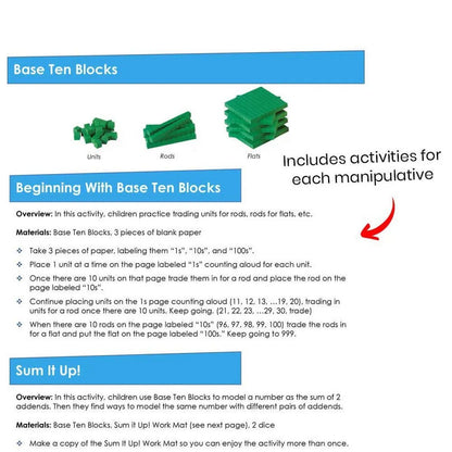 Learning Resources Takehome Manipulative Kit (Ages 810) - ABC School Supplies