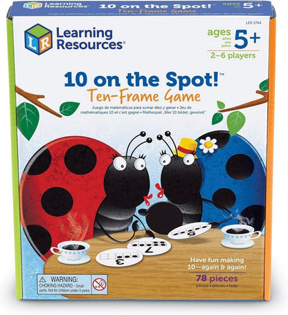 Learning Resources Ten On The Spot! ™ Ten Frame Game - ABC School Supplies