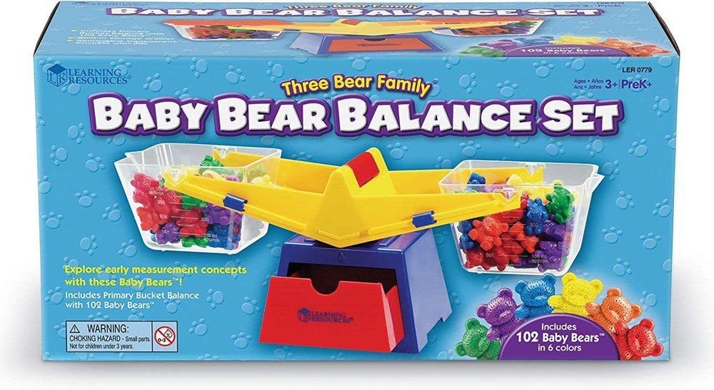Learning Resources Three Bear Family® Baby Bear™ Balance Set - ABC School Supplies