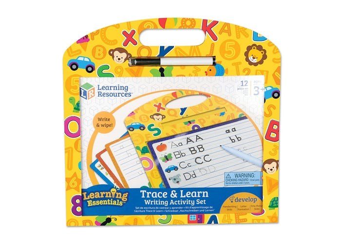 Learning Resources Trace & Learn Writing Activity Set - ABC School Supplies