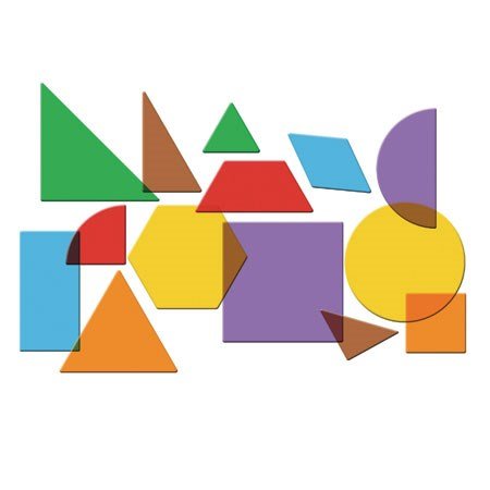 Learning Resources Translucent Geometric Shapes (Set Of 408) - ABC School Supplies