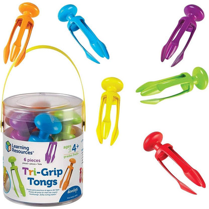 Learning Resources Trigrip Tongs (Set Of 6) - ABC School Supplies