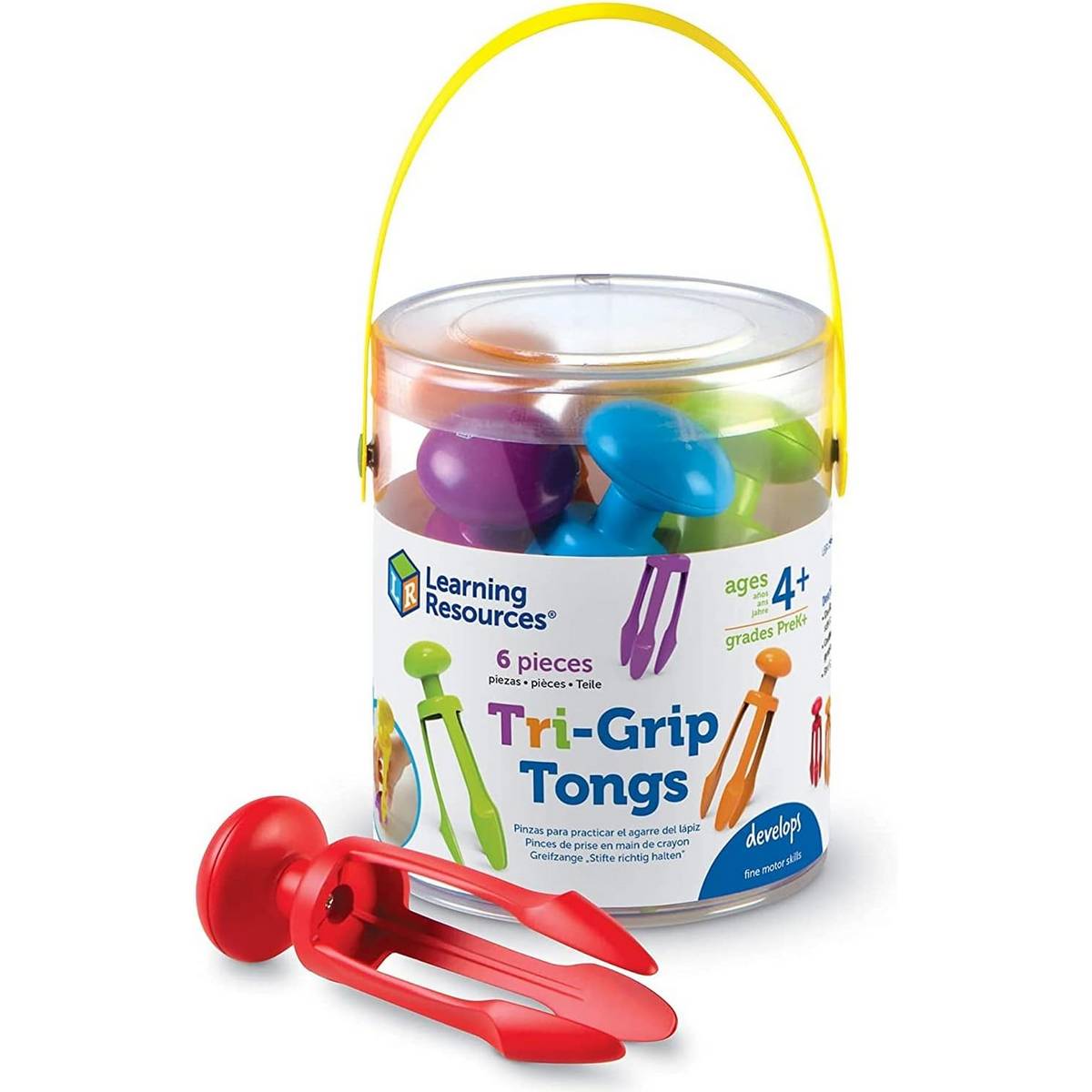 Learning Resources Trigrip Tongs (Set Of 6) - ABC School Supplies