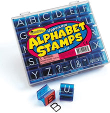 Learning Resources Uppercase Alphabet Stamps Set - ABC School Supplies