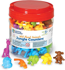 Learning Resources Wild About Animals Jungle Counters® (Set Of 72) - ABC School Supplies