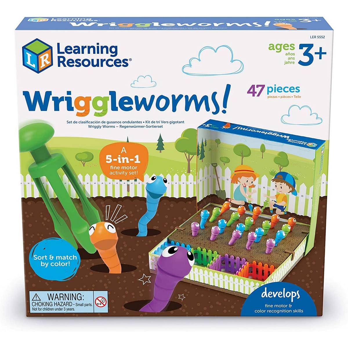 Learning Resources Wriggleworms! Fine Motor Activity Set - ABC School Supplies