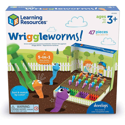 Learning Resources Wriggleworms! Fine Motor Activity Set - ABC School Supplies