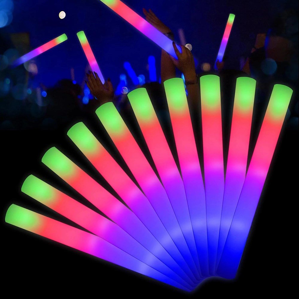 Led Foam Glow Sticks - Multi Colour - ABC School Supplies