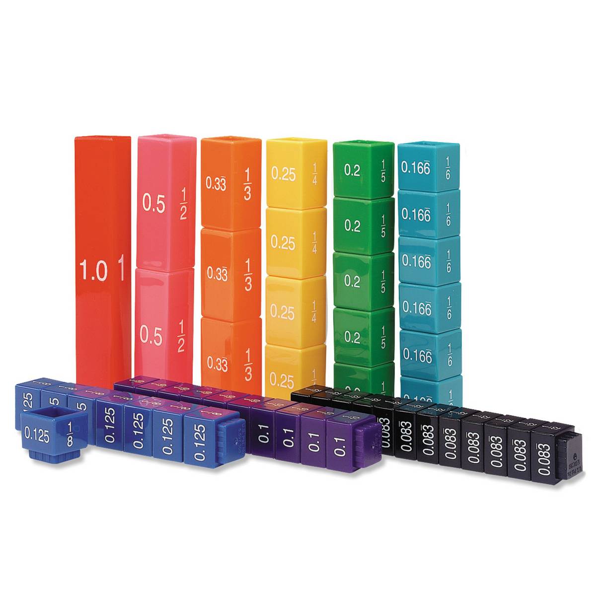Fraction Tower® Cubes - Equivalency Set®