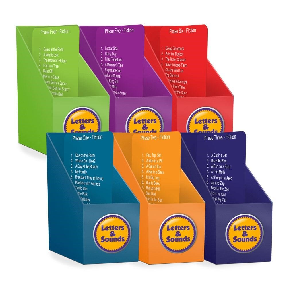 Letters & Sounds Decodable Readers Holders Set Of 6 - ABC School Supplies