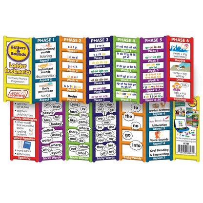 Letters & Sounds - Ladder Bookmarks - ABC School Supplies