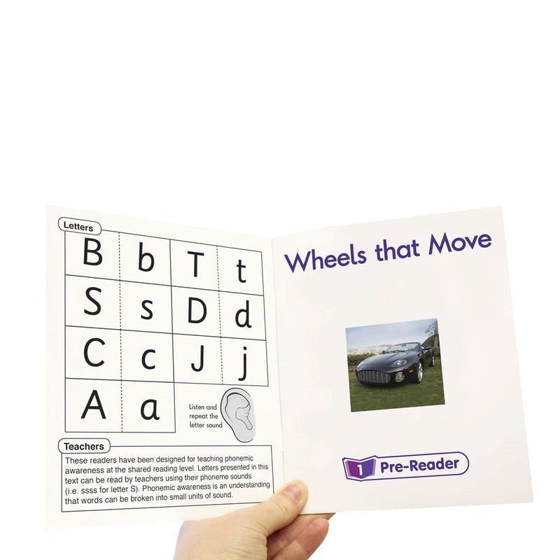 Letters & Sounds Phase 1 Set 1 Non - Fiction - 6 Pack - ABC School Supplies