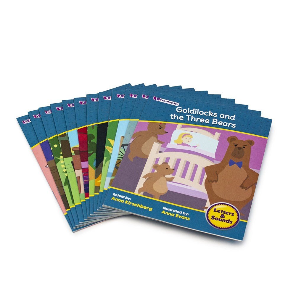 Letters & Sounds Phase 1 Set 2 Fiction - ABC School Supplies