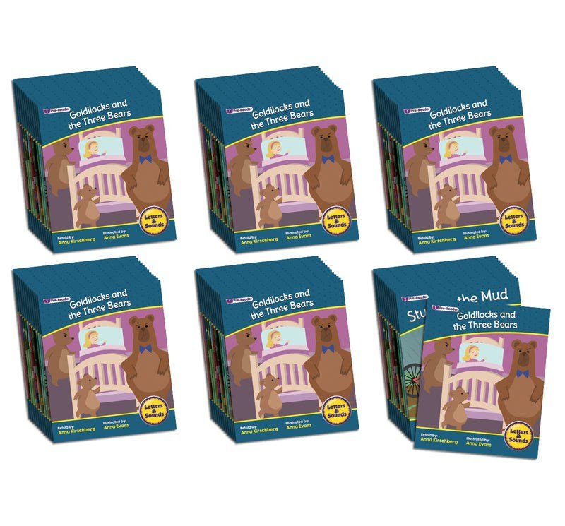 Letters & Sounds Phase 1 Set 2 Fiction - 6 Pack - ABC School Supplies