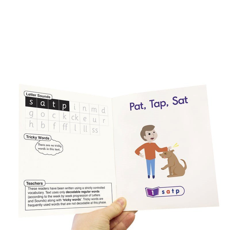 Letters & Sounds Phase 2 Set 1 Fiction - 6 Pack - ABC School Supplies