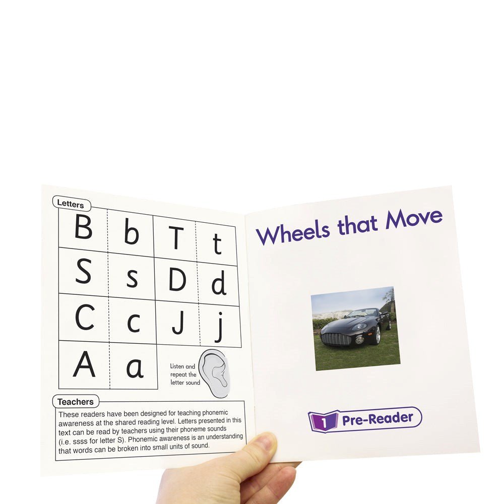 Letters & Sounds Phase 2 Set 1 Non - Fiction - 6 Pack - ABC School Supplies